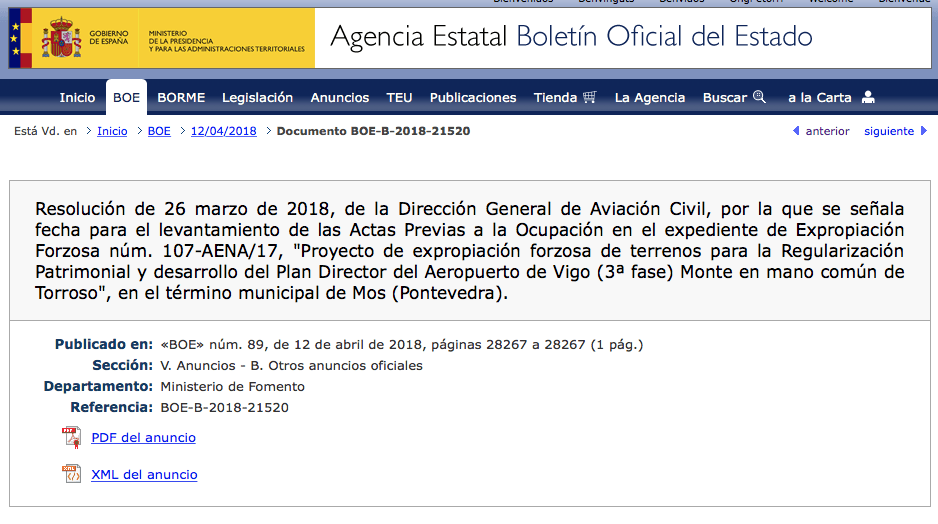 expropiaciones en Murcia por el Tramo Sangonera - Lorca del AVE