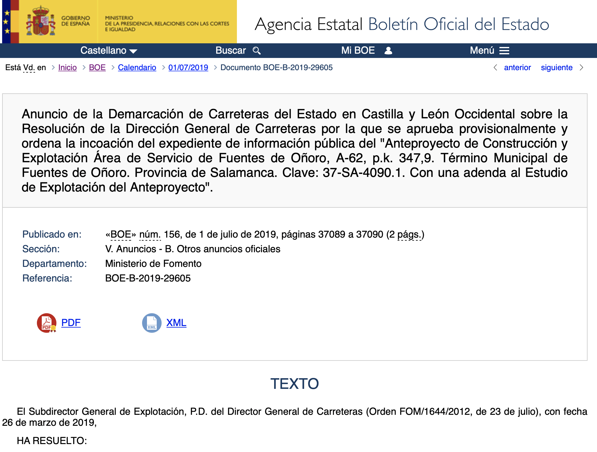 Expropiaciones en Fuentes de Oñoro