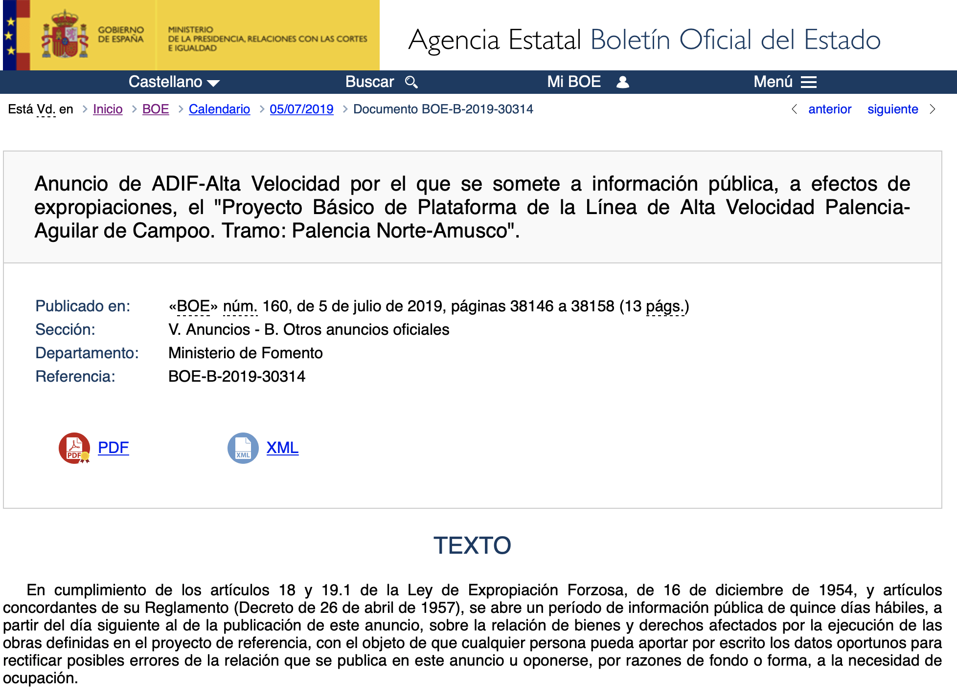 Numeroso propietarios afectados por expropiaciones en varios municipios de Palencia