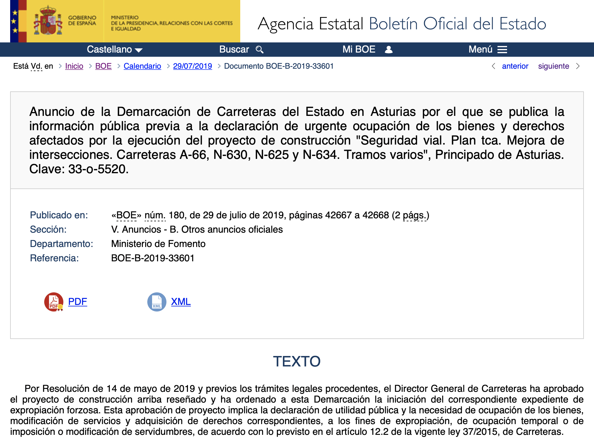Expropiaciones en Oviedo Mieres Parres Siero y Coaña