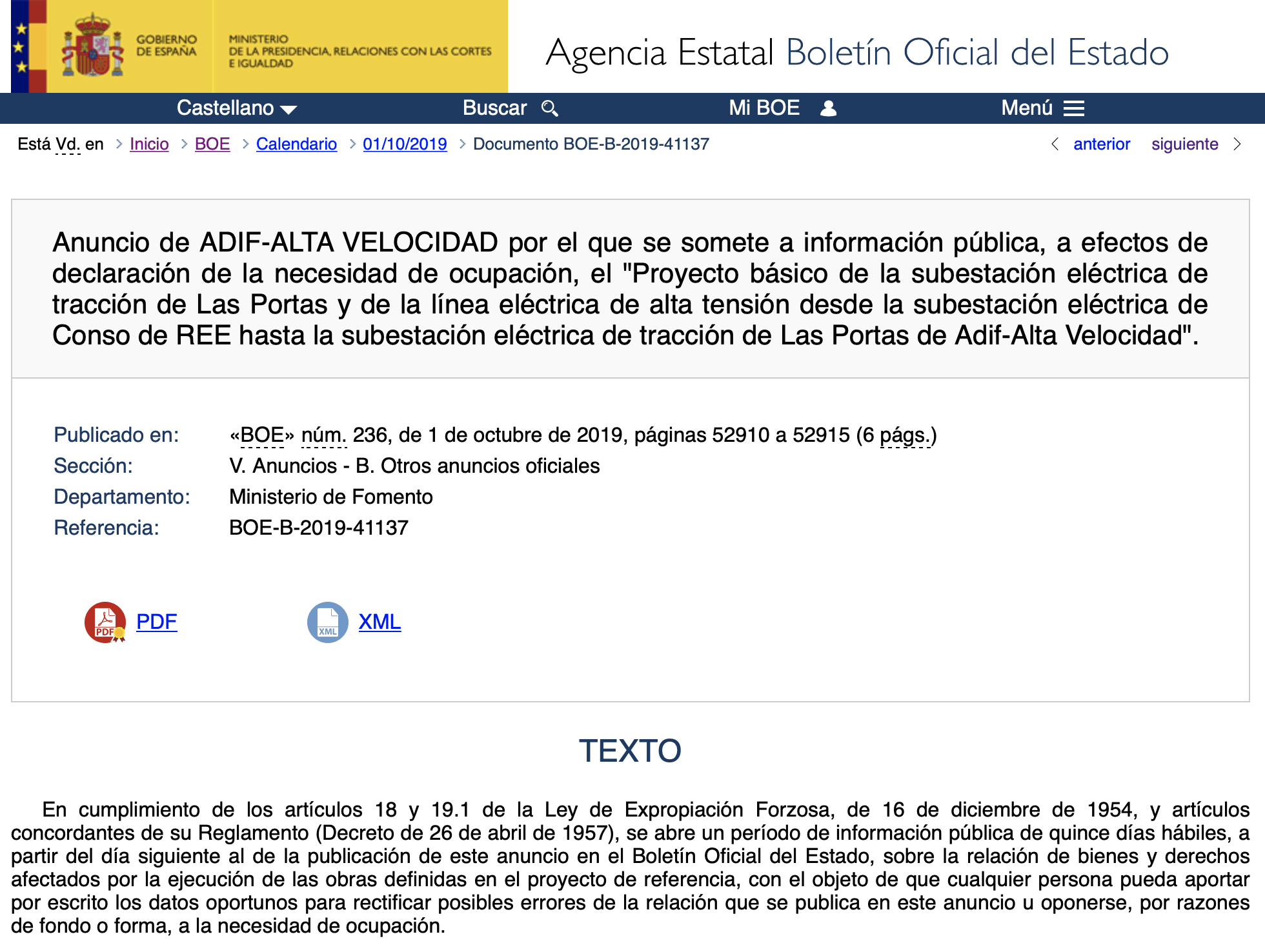 Expropiaciones en Vilariño de Conso Viana do Bolo y A Gudiña