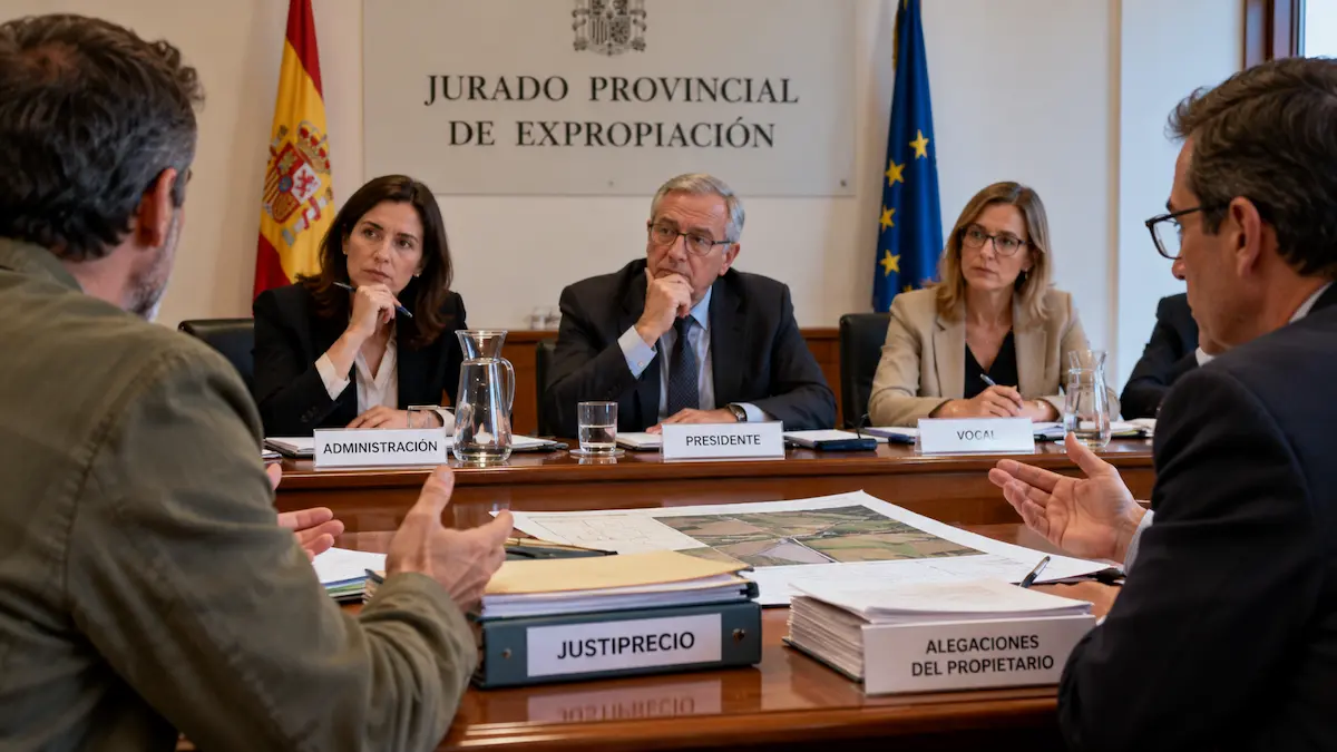 Jurado Provincial de Expropiación / desacuerdo sobre el justiprecio