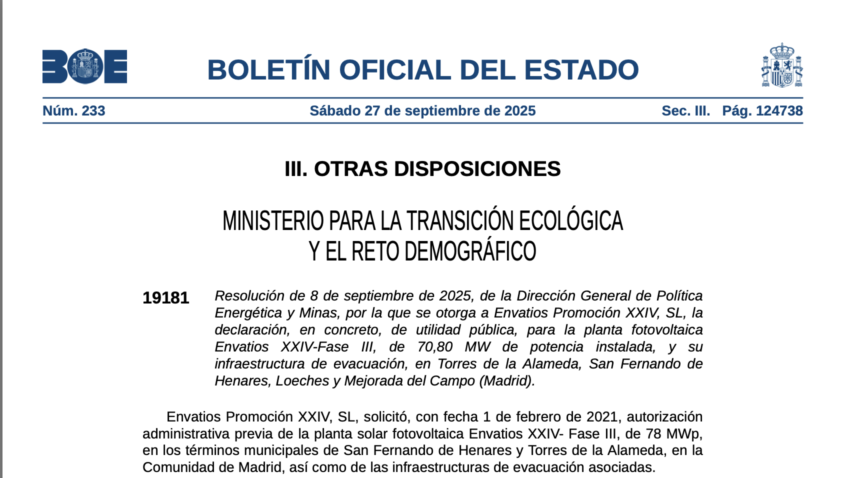 Expropiaciones en la Comunidad de Madrid