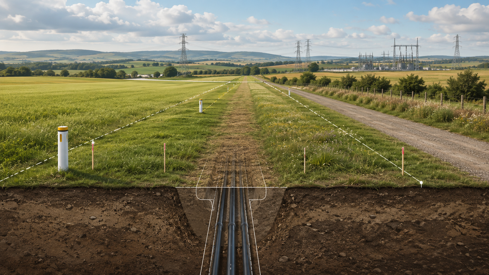 Expropiación línea eléctrica subterránea