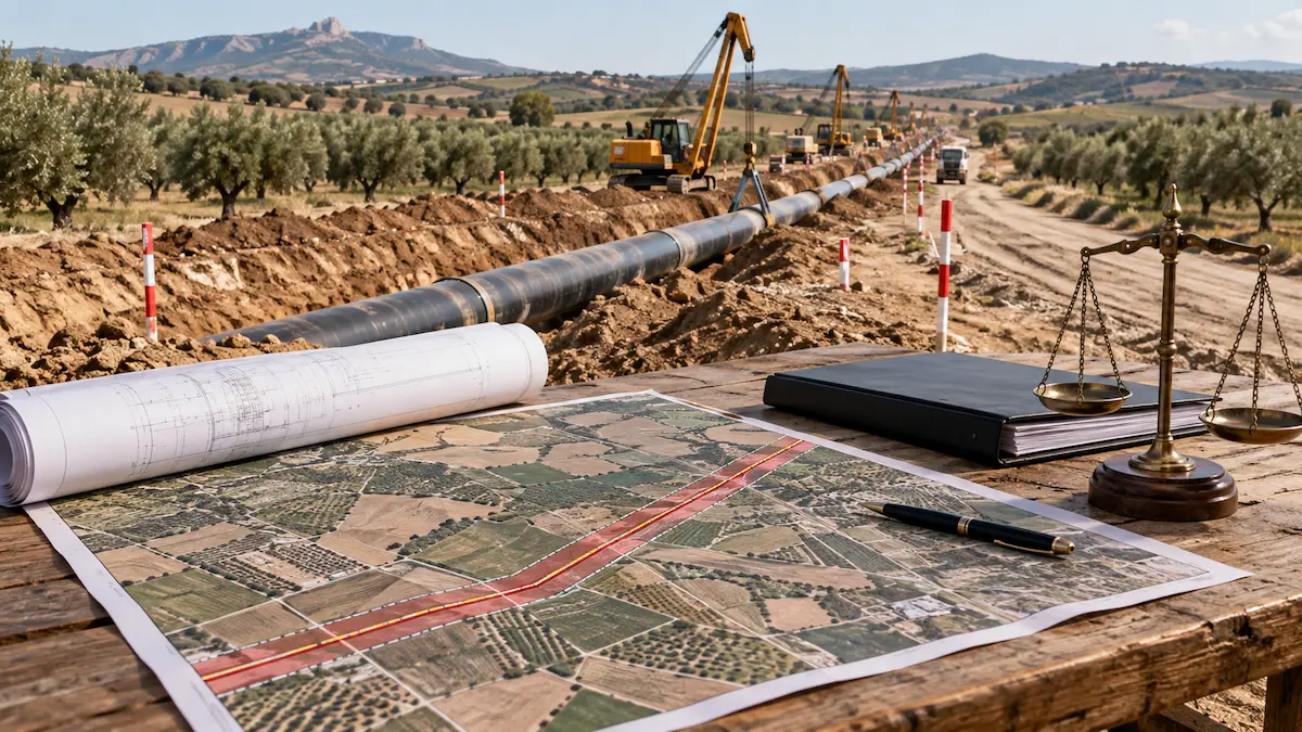 Expropiaciones para construcción de un gasoducto